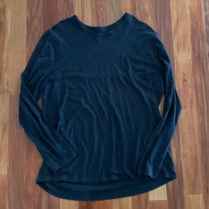 Navy Long Sleeve Lululemon Shirt Mens